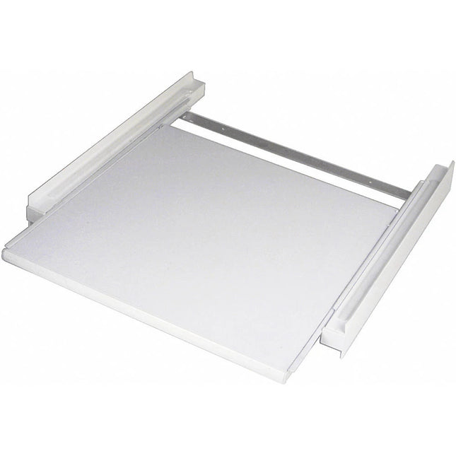 SCANPART - Stacking kit for washing machine and tumble dryer - With worktop - White - Tension strap not included image