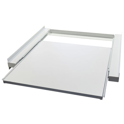 SCANPART - Stacking kit for washing machine and tumble dryer - With worktop - White - Also for heat pump dryers image