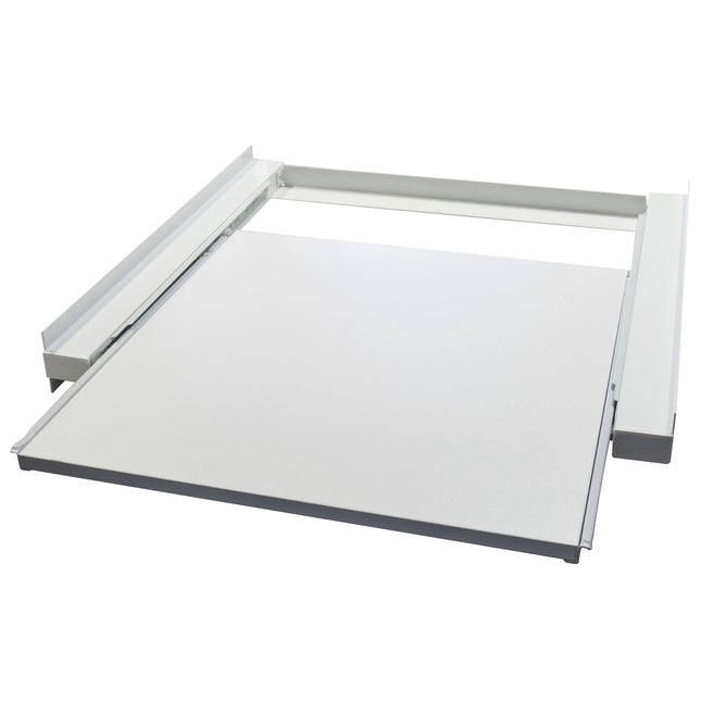 SCANPART - Stacking kit for washing machine and tumble dryer - With worktop - White - Also for heat pump dryers image
