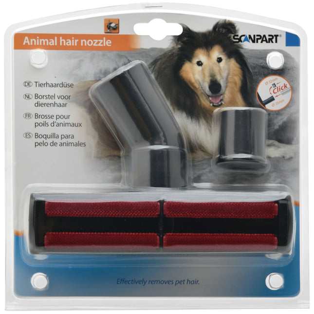 SCANPART Animal Brush  - 19 cm - Filt - 32 + 35 mm Nozzle Connection image
