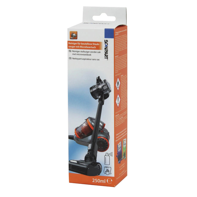 SCANPART - bagless cleaner 250ml + cloth image