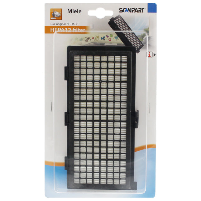 SCANPART Exhaust Filter SF-HA30 - Suitable for Miele H12|AirClean image