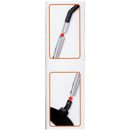 SCANPART Telescope tube Insert - Insert click Connection 35 mm  - 0.6 - 1.02 m - Suitable for Bosch| Miele | Panasonic | Rowenta | Samsung | Siemens image