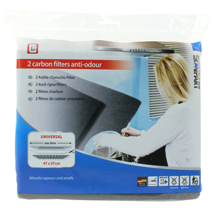 SCANPART - carbon filter set 47x57cm - L047 image