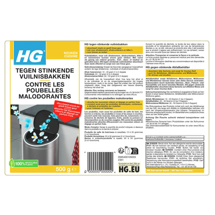 HG - aircare against smelly garbage cans 500g image