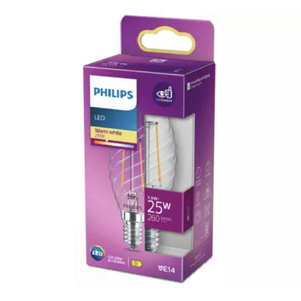 PHILIPS - Vintage Led - E14 - 25 W - 260 Lumens - 2700 K - Bright - Candle image