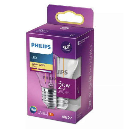 PHILIPS - Lamp - E27 - 25 W - 260 Lumens - 2700 K - Bright - Pear image