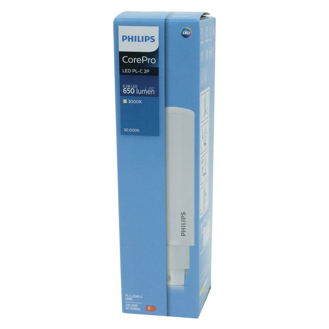 PHILIPS - Light tube - G24d-2 - 18 W - 650 Lumen - 3000 K - Frosted - PL-C image