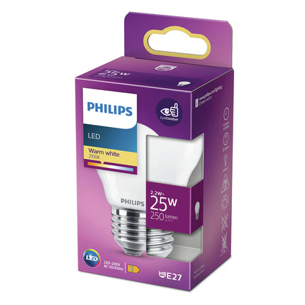 PHILIPS - Light Bulb - E27 - 25 W - 250 Lumen - 2700 K - Frosted - Bulb image