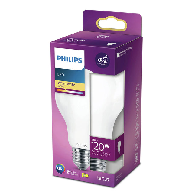 PHILIPS - Light Bulb - E27 - 120 W - 2000 Lumen - 2700 K - Frosted - Bulb image