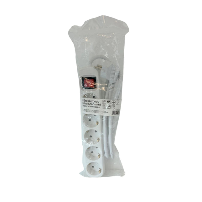 SCANPART - Table Socket - 5 x EU socket to EU plug image
