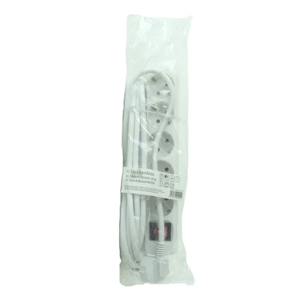 SCANPART - Table Socket - 5 x EU socket to EU plug - 1.5 m image