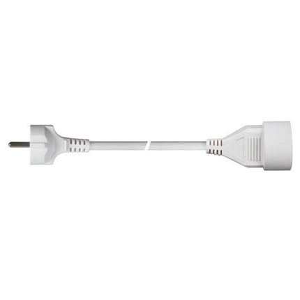 HOUSEBRAND - Extension cable - Plug 220 V (Male) - Plug 220 V (female)+Earth pin 5.0 m 3 x 1.5 mm Belgian version + child safety lock image