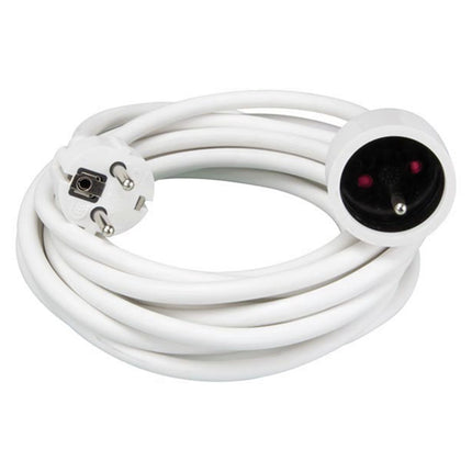 HOUSEBRAND - Extension cable - Plug 220 V (Male) - Plug 220 V (female)+Earth pin 5.0 m 3 x 1.5 mm Belgian version + child safety lock image
