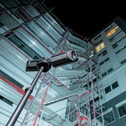 ANSMANN WL5000R - Led Work Light - IPX4 - Orientable - Tripod - Dimmable - Rechargeable - 2 x 30 W - 5000 Lumen - 5000 K - Bright - Spotlight image