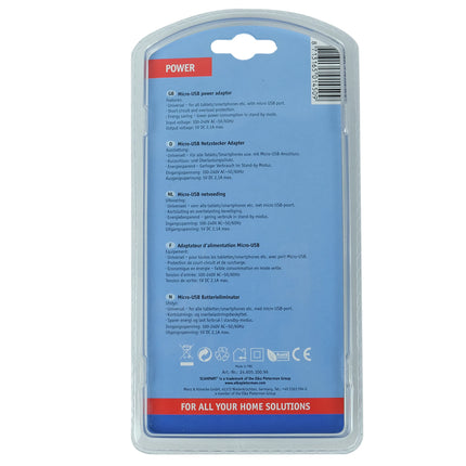 SCANPART - micro USB power supply stabilized 2100mA - 613073 image