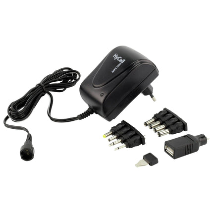 HYCELL - universal power supply 18W + 8 tips and USB-A(F) - HCPS1500 image