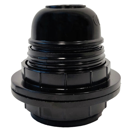 SCANPART - E27 black bulb base with ring image