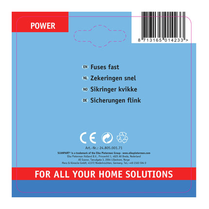SCANPART - fuses quick 16A (gray) 5pcs. image