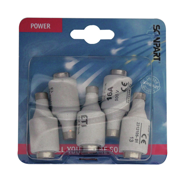 SCANPART - fuses quick 16A (gray) 5pcs. image