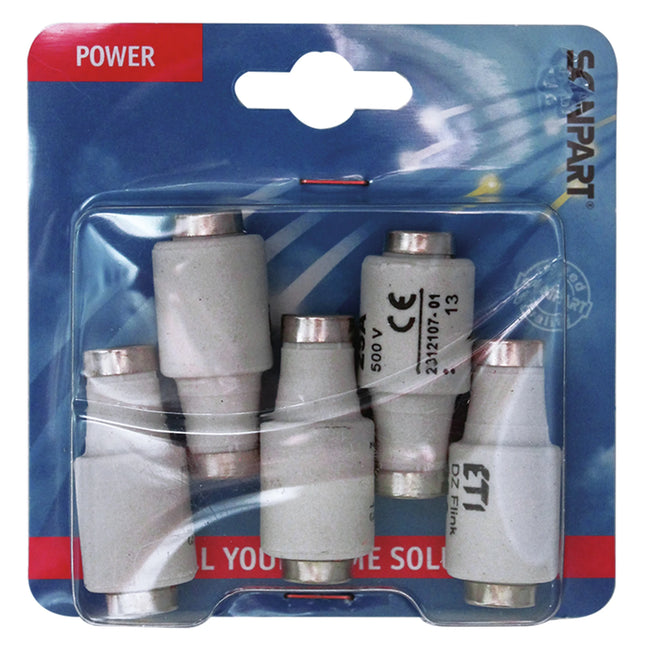 SCANPART - fuses fast 25A (yellow) 5pcs. image
