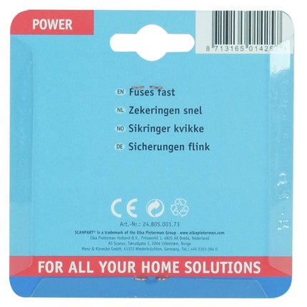 SCANPART - fuses fast 25A (yellow) 5pcs. image