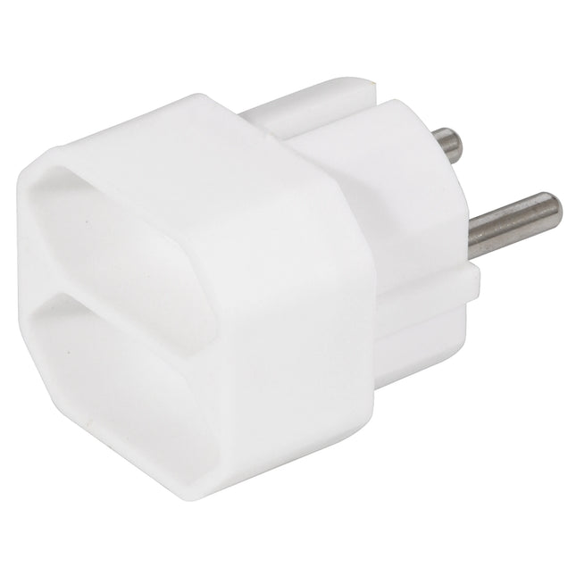 SCANPART - Adapter plug - 2 x Euro Socket to EU plug image