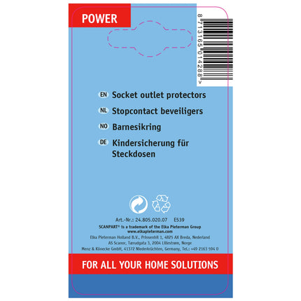 SCANPART - socket protectors 5 pieces - E539 image