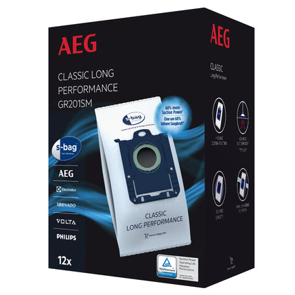 AEG GR201SM | S-BAG 12 Dustbags image