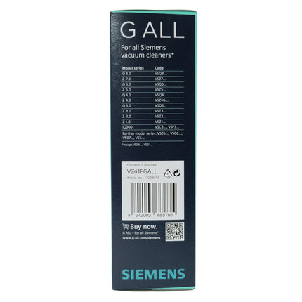 SIEMENS G-ALL 4 Dustbags image