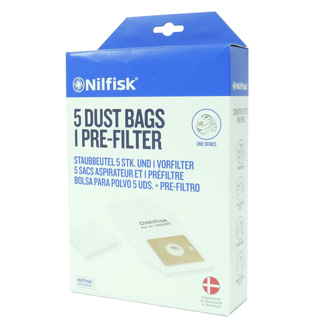 NILFISK 78602600 5 Dustbags 1 Microfilter image