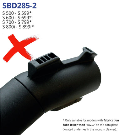 Combi Brush SBD285-3 - 28 cm - Polyester Brush  - 35 mm Nozzle Connection image