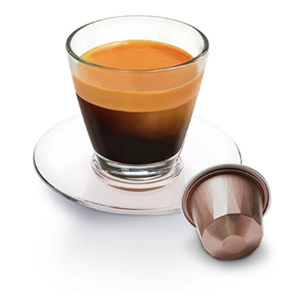 BELMIO - Coffee Capsule - Espresso Dark Roast - Intensity 12 - 10 Pieces - Compatible with Nespresso image