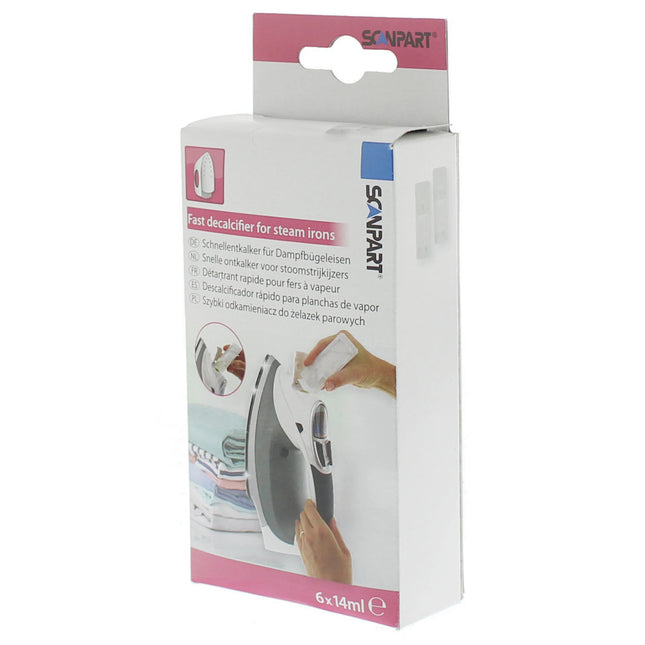 SCANPART - Quick Descaler for Steam Irons - 6 x 14 ml image