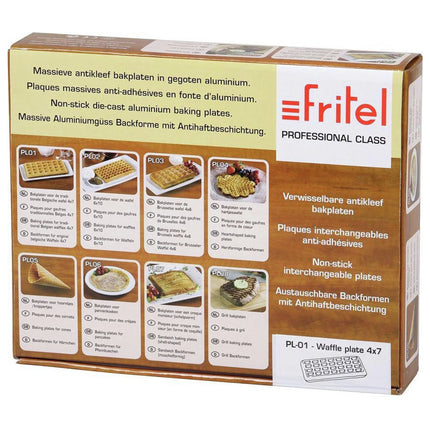 FRITEL - waffle plates 4x7 2pcs. - PL-01 image