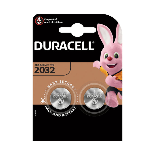 DURACELL Lithium CR2032 - Duo Pack - Button cell image