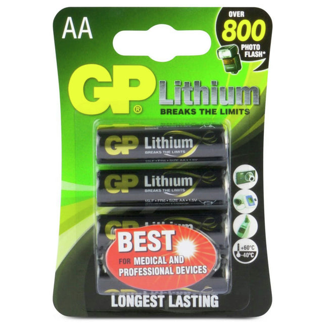 GP Lithium AA | FR6 | HR6 - Multipack - 4 Pieces image