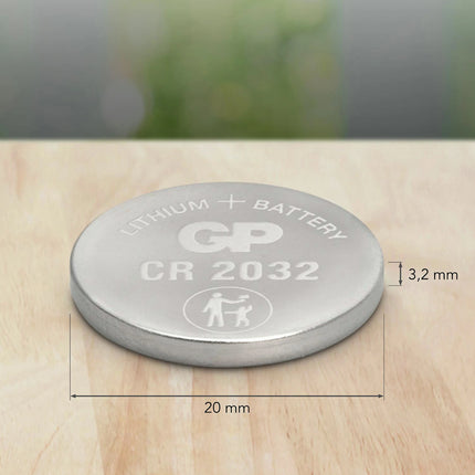 GP Lithium CR2032 - Multipack - 5 Pieces - Button cell image