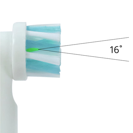 SCANPART - Attachment brushes Cross Clean - 6 Pieces - White - EB50-6 image