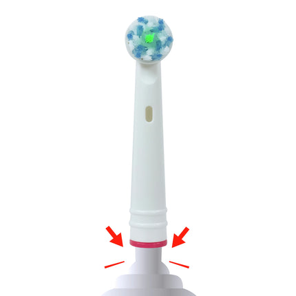SCANPART - Attachment brushes Cross Clean - 6 Pieces - White - EB50-6 image