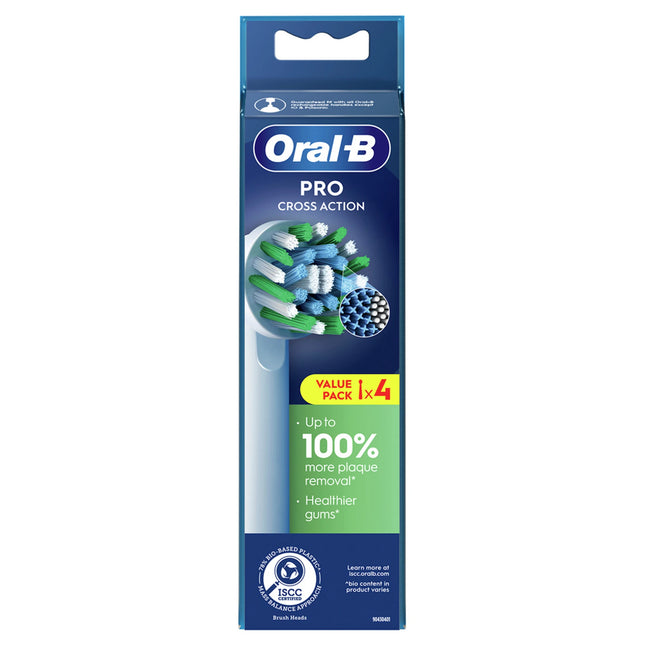 ORAL-B - Attachment brushes - Cross Action - 4 Pieces - White - EB50RX-4 image