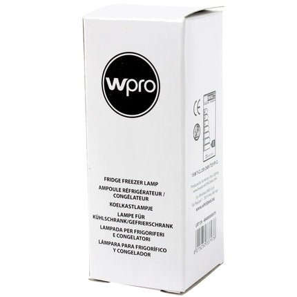WPRO - Refrigerator Bulb - T-Click - 15 W -  - 2700 K - Bright - Bulb image