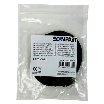 SCANPART - Network cable - UTP - RJ45 (Male) - RJ45 (Male) - 3.0 m image