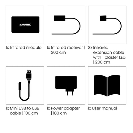 MARMITEK - Invisible Control 6 XTRA infrared extender image