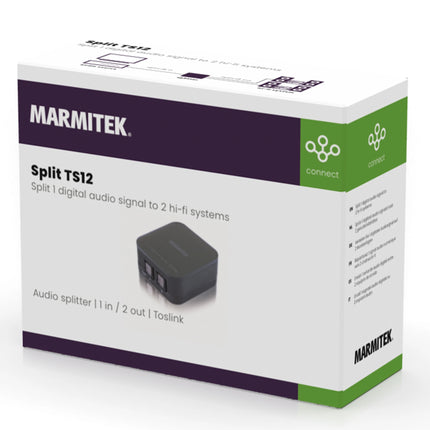 MARMITEK - Split TS12 toslink audio splitter 1in/2out - Split TS12 image