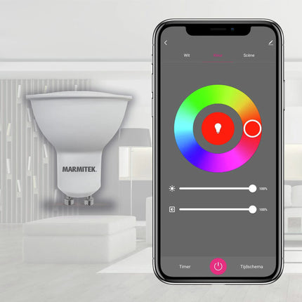 MARMITEK - Smart Me Wifi LED spot GU10 35W 380Lm - GlowXSO image