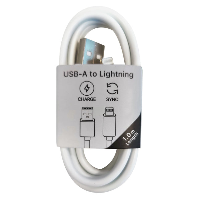 MUSTHAVZ - Charging- and Data cable - USB-A (Male) - Lightning (Male) - 1.0 m image