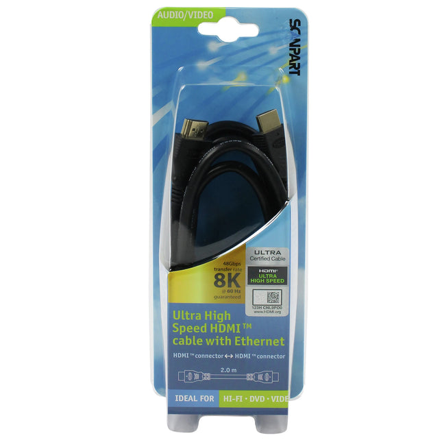 SCANPART - HDMI cable - HDMI (Male) - HDMI (Male) - 2.0 m image