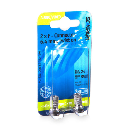 SCANPART - Plug - COAX -  F-connector 6.4 mm (Female) image