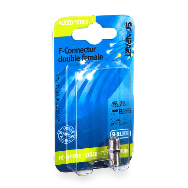 SCANPART - Connector - Adapter - F-connector (Female) -  F-connector (Female) image